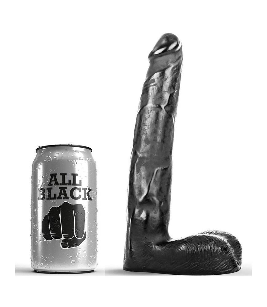 Gode Réaliste 21CM Noir - All Black