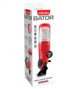 Masturbateur Vibrant Mega-Bator Rechargeable Rouge - Extreme Toyz | Nudiome