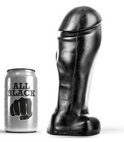 Gode Dong 22CM Grosse Taille Noir - All Black