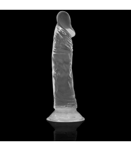 Dildo Ventouse Cock 19 x 4 cm Transparent - X Ray