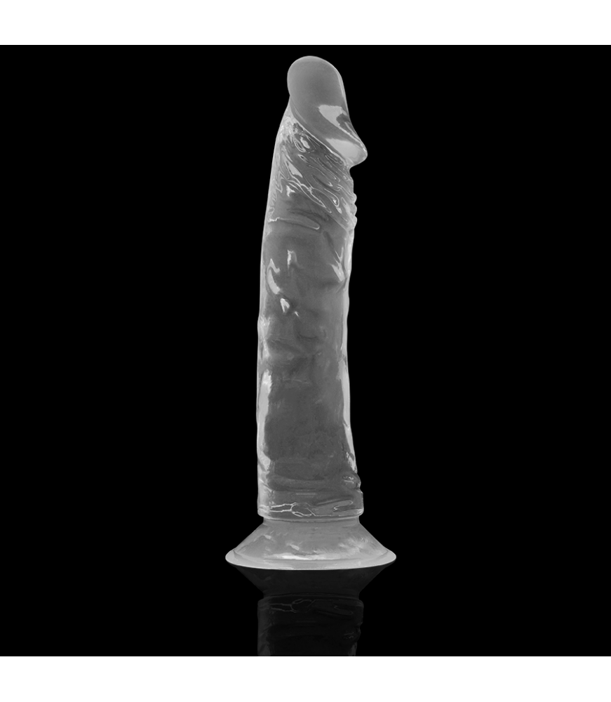 Dildo Ventouse Cock 21 x 4 cm Transparent - X Ray