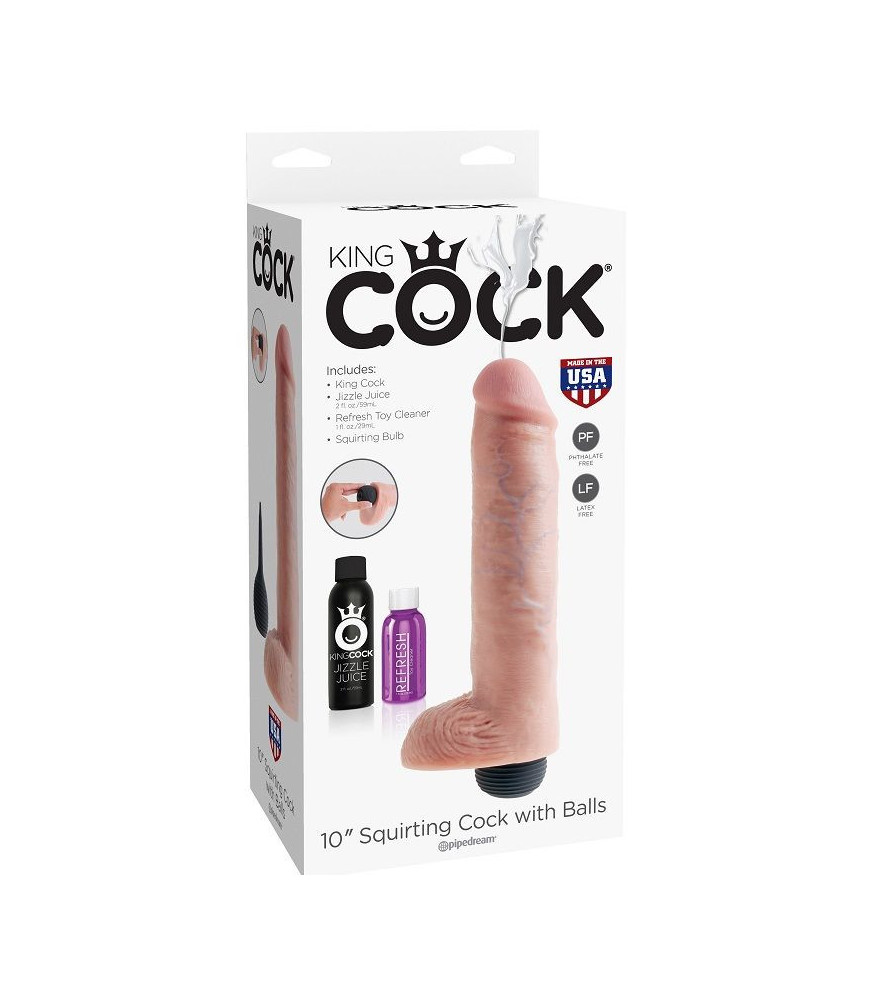Gode Ejaculateur Squirting 10" Chair - King Cock