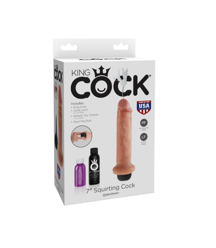 Gode Ejaculateur Bite 17,8 cm Squirting Chair - King Cock