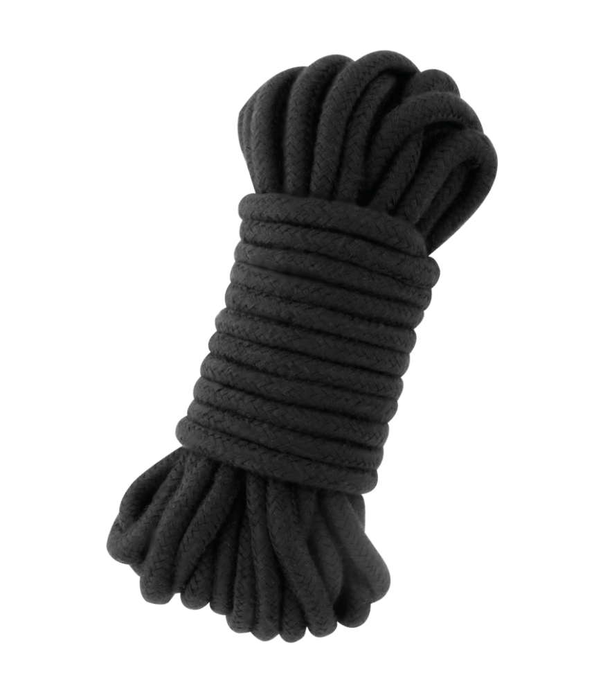 Corde de bondage japanese black coton rope 5 mètres - Darkness Bondage