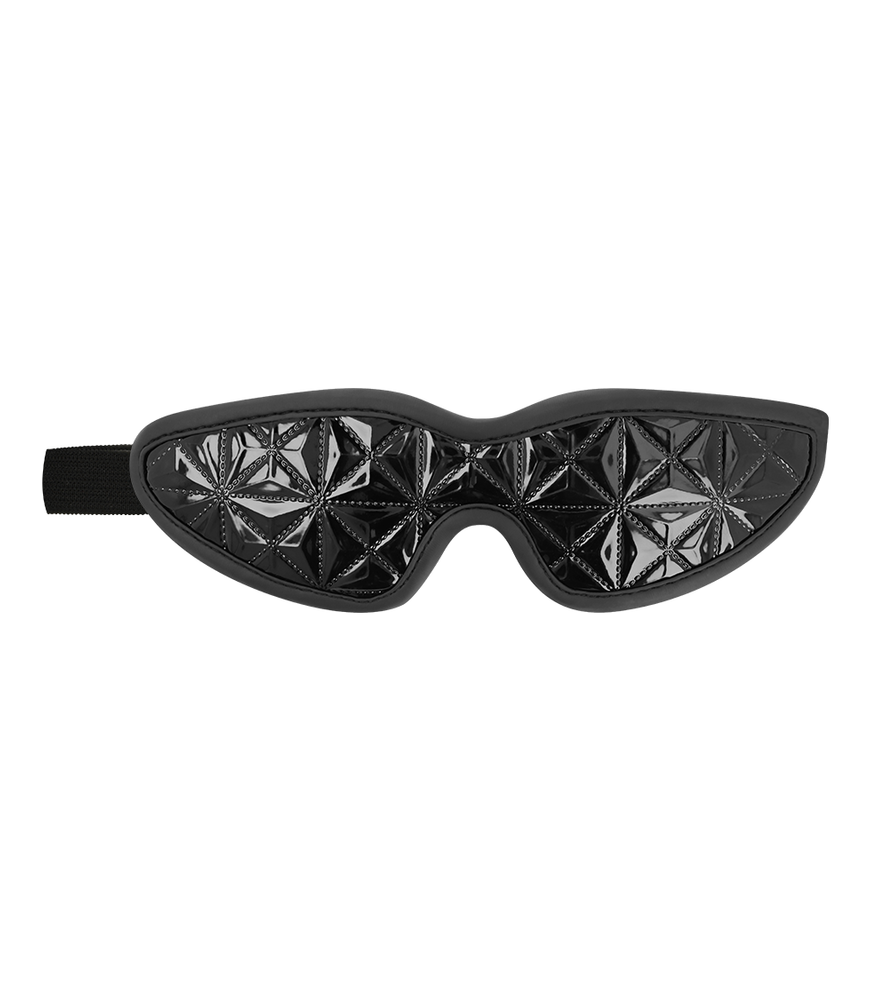 Masque de bondage noir réglabl- Begme Black Edition