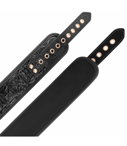 Collier bdsm noir avec chaines et pinces - Begme Black Edition