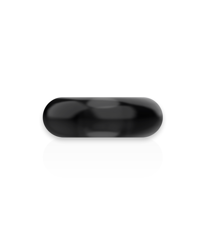 Anneau pénien noir 3,5 cm - Powering