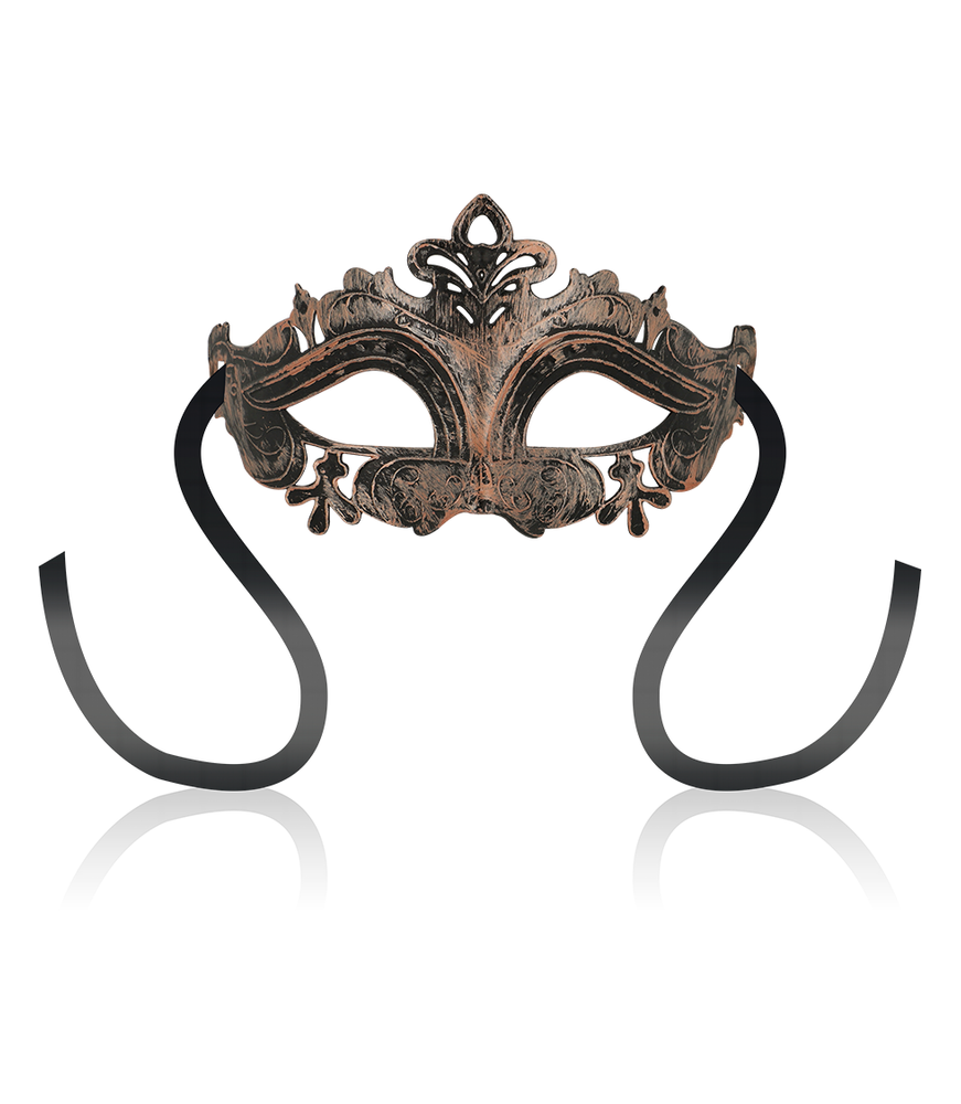 Masque de bdsm pour yeux cuivré en style venetien- Ohmama