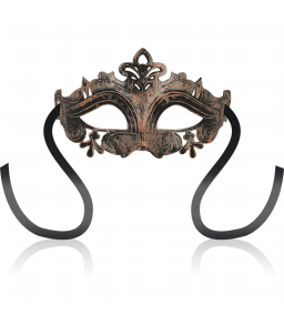 Masque de bdsm pour yeux cuivré en style venetien- Ohmama