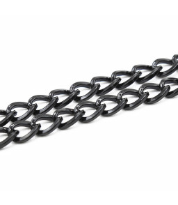 Collier sexuel en acier inoxydable avec cadenas - Ohmama Fetish