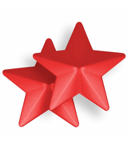 Cache-tétons élégants rouges en étoile - Ohmama fetish