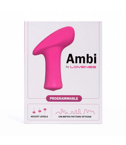 Vibromasseur de Clitoris Ambi Connectable Rose - Lovense