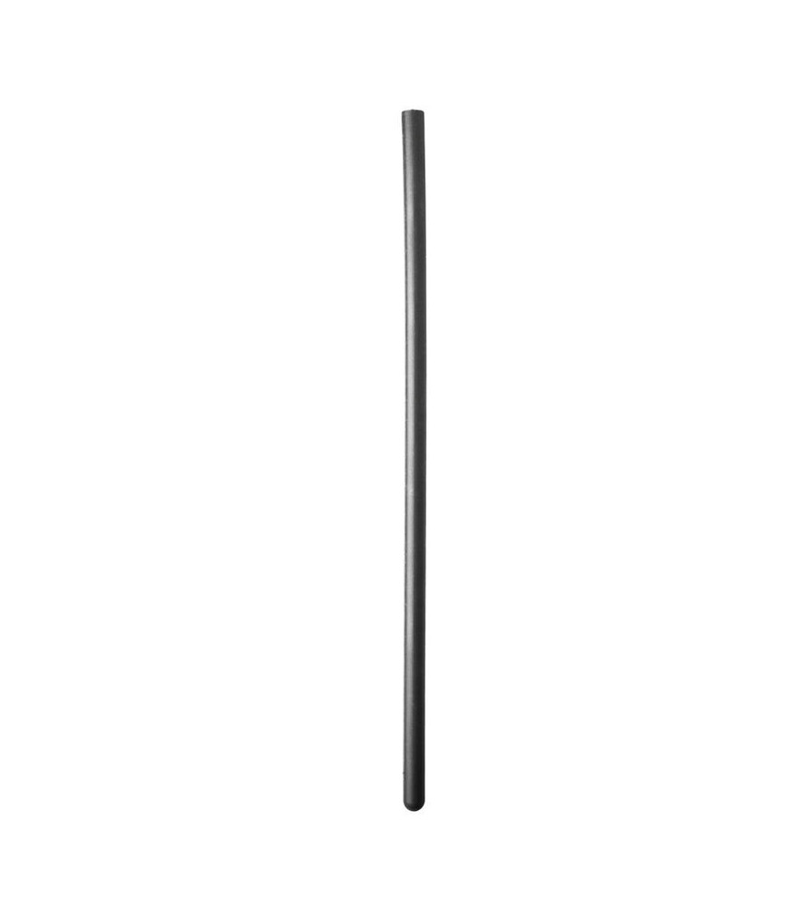 Sonde uretrale noire en silicone 8 mm - All Black