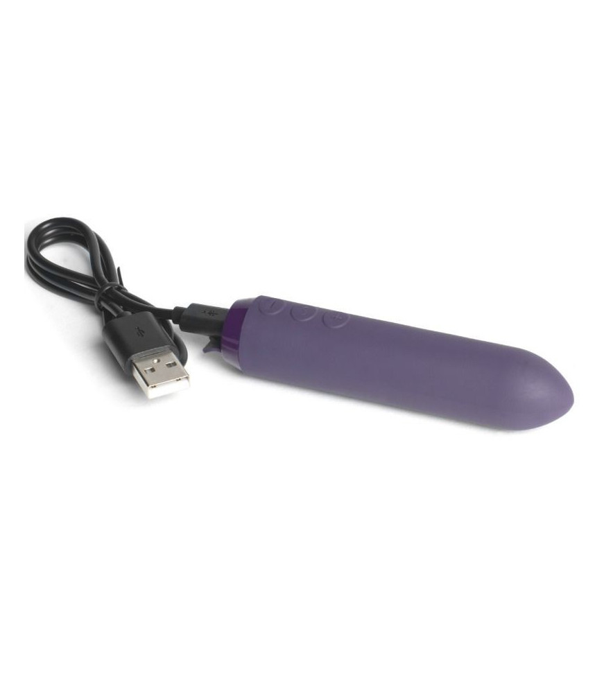 Vibromasseur à doigt rechargeable classique violet - Je Joue