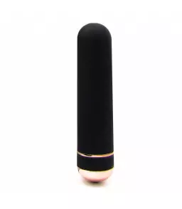 Mini Sextoy Orgasmic Elegance noir et or 13 cm - SANINEX