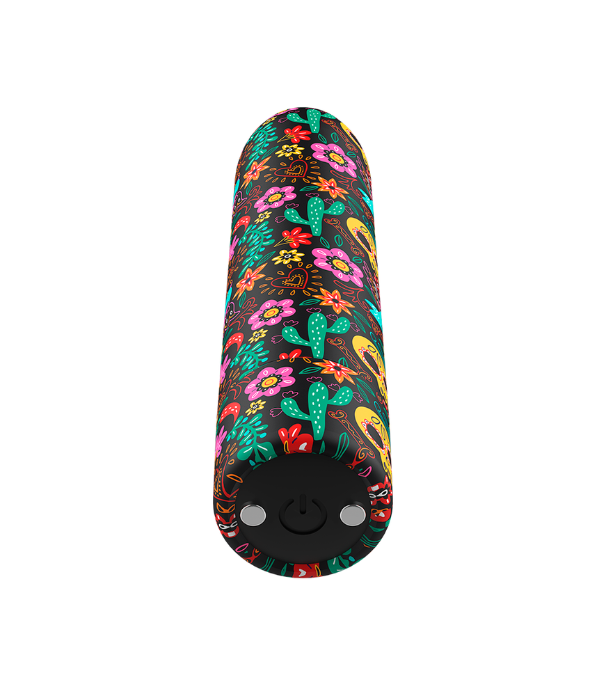 Mini Vibromasseur Rechargeable Floral personnalisé - Custom Bullet