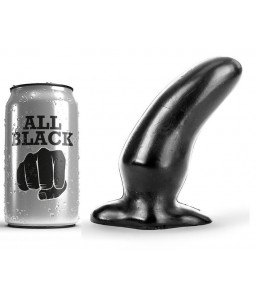 Plug Anal Classique Incurvée 13 cm Noir - All Black