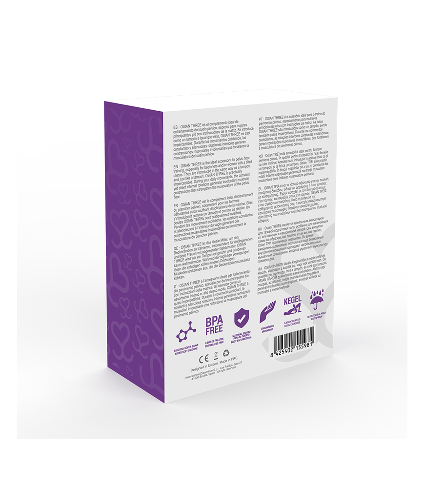 Boules de Geisha Osian Three Premium Silicone Violet - Moressa