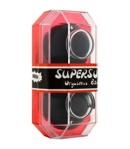 Boules Orgasmiques Supersoft Noir - Seven Creations
