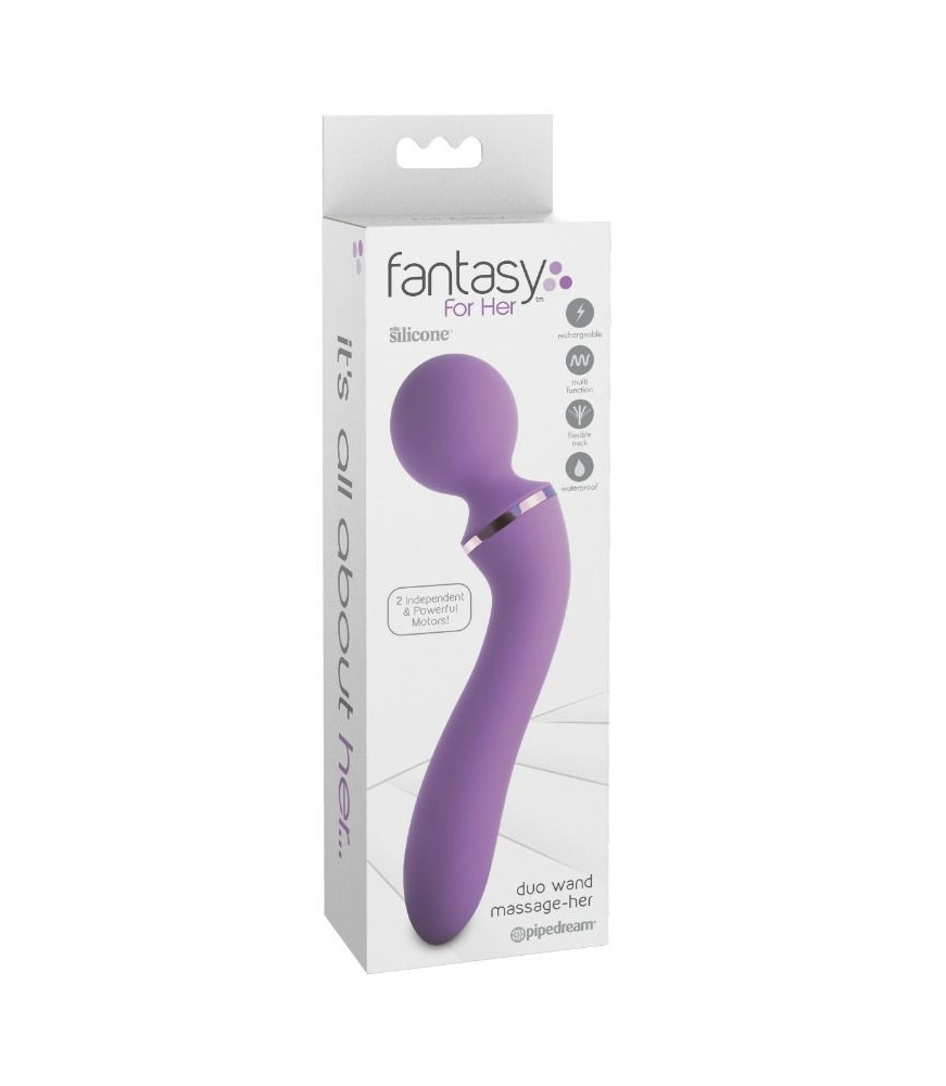 Baguette Duo Wand Massage Her violet -  Fantasy For Her