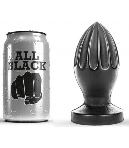 Plug Anal Butt en Coupe 12 cm Noir - All Black