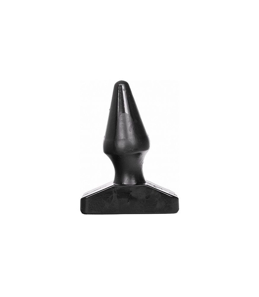 Plug Anal Classique Sapin 16 cm Noir - All Black