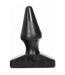 Plug Anal Classique Sapin 16 cm Noir - All Black