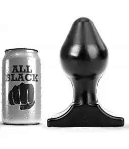 Plug Anal Butt 8 pouces 16 cm Noir - All Black