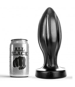 Plug Anal Classique en Coupe 21 cm Noir - All Black