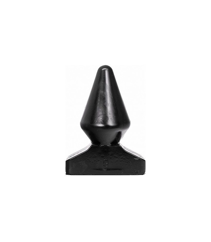 Plug Anal à Bouchon 18,5 cm Noir - All Black