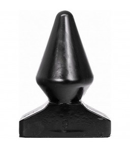Plug Anal à Bouchon 20,5 cm Noir - All Black