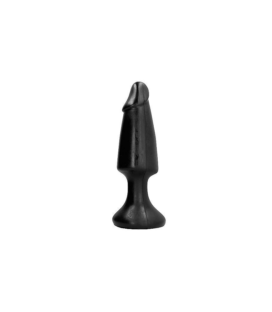 Plug Anal à Capuchon de Pénis 35 cm Noir - All Black