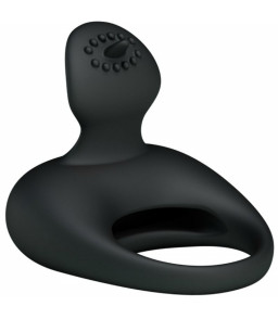 Cockring vibrant noir en silicone de haute qualité - Pretty Love Male