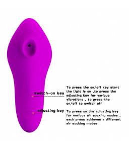 Stimulateur Clitoridien Sans Contact Magic Fish violet - Pretty Love