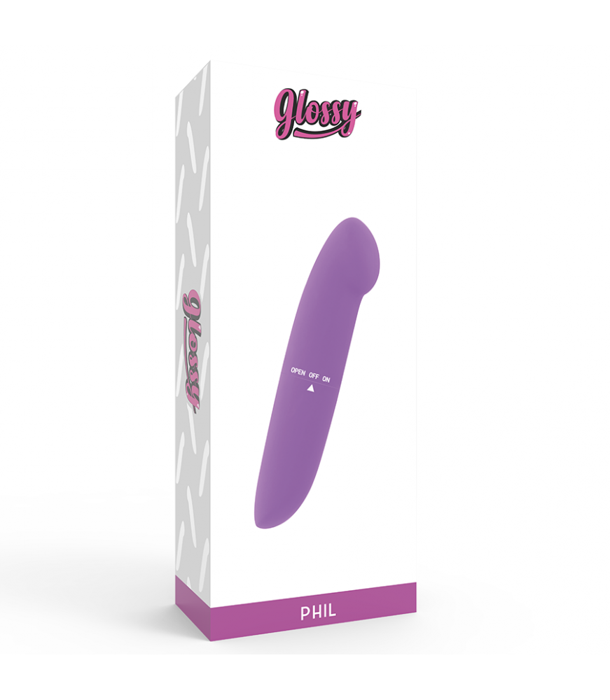 Vibromasseur Point G Brillant Phil Violet - Glossy | Nudiome