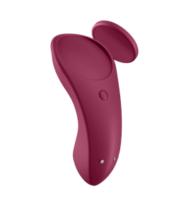 Stimulateur Clitoris Panty Sexy Secret Rouge au Vin - Satisfyer | Nudiome