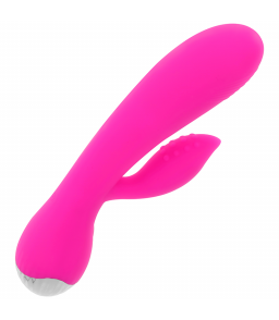 Vibromasseur Rabbit Lapin rechargeable en silicone rose - Ohmama | Nudiome