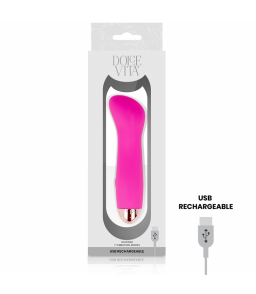 Mini Vibromasseur Rechargeable Silicone One 7 Vitesses rose - Dolce Vita