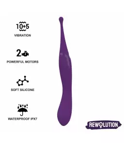 Stimulateur Clitoris Rewomagic Violet - Rewolution | Nudiome