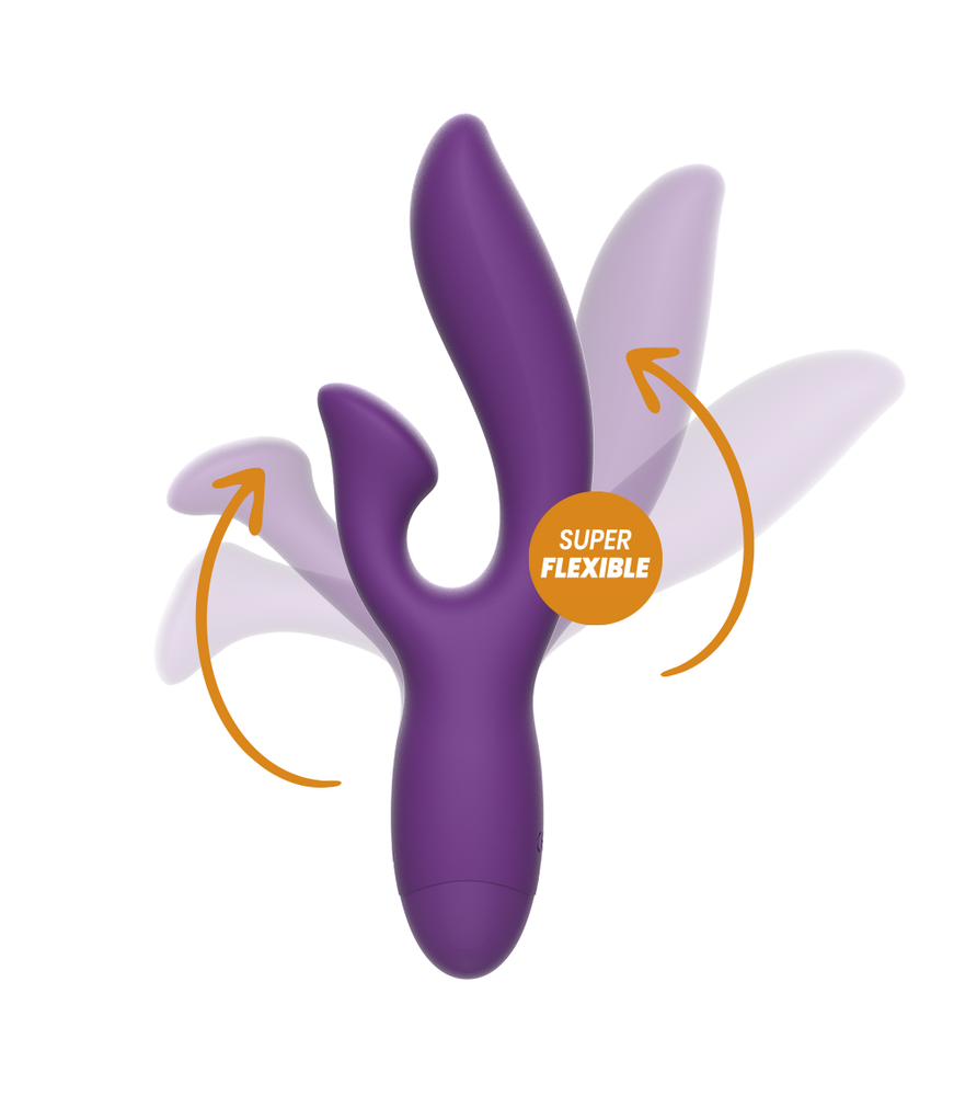 Vibromasseur Rabbit Rewofun Flexible Violet - Rewolution | Nudiome