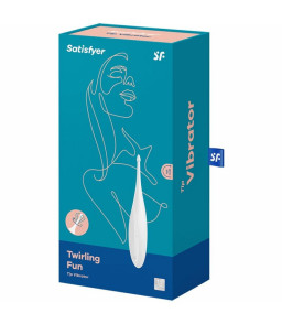 Stimulateur Clitoris Twirling Fun Tip Blanc - Satisfyer | Nudiome