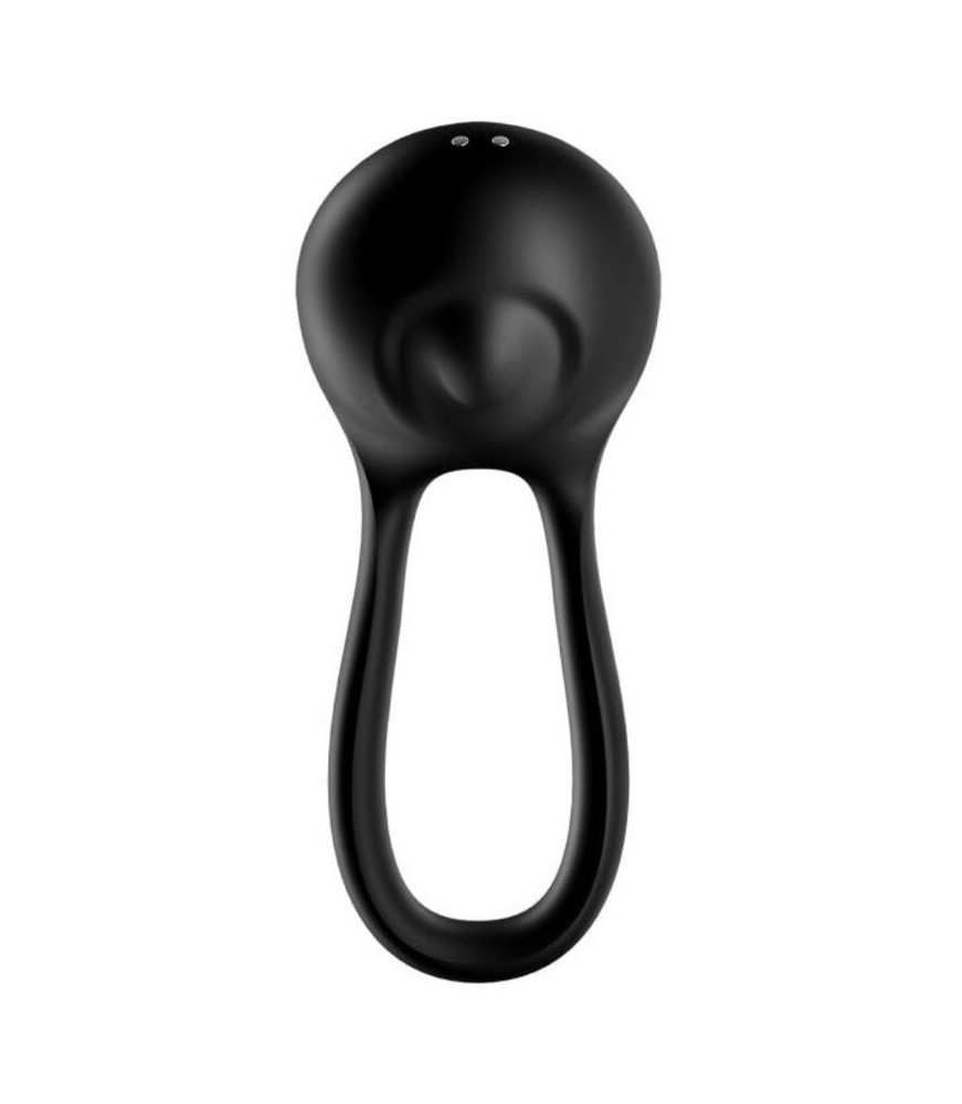Cockring vibrant noir en silicone - Satisfyer Ring