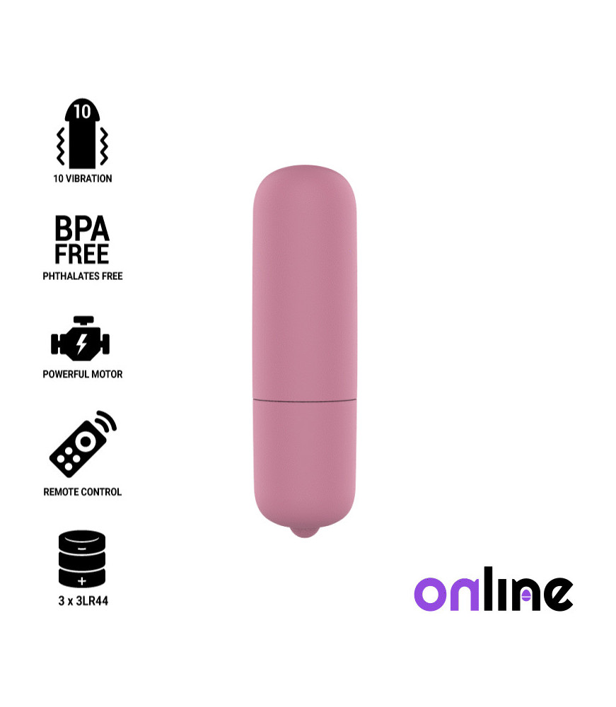 Mini Bullet de poche Vibe 10 Vitesses rose - Online