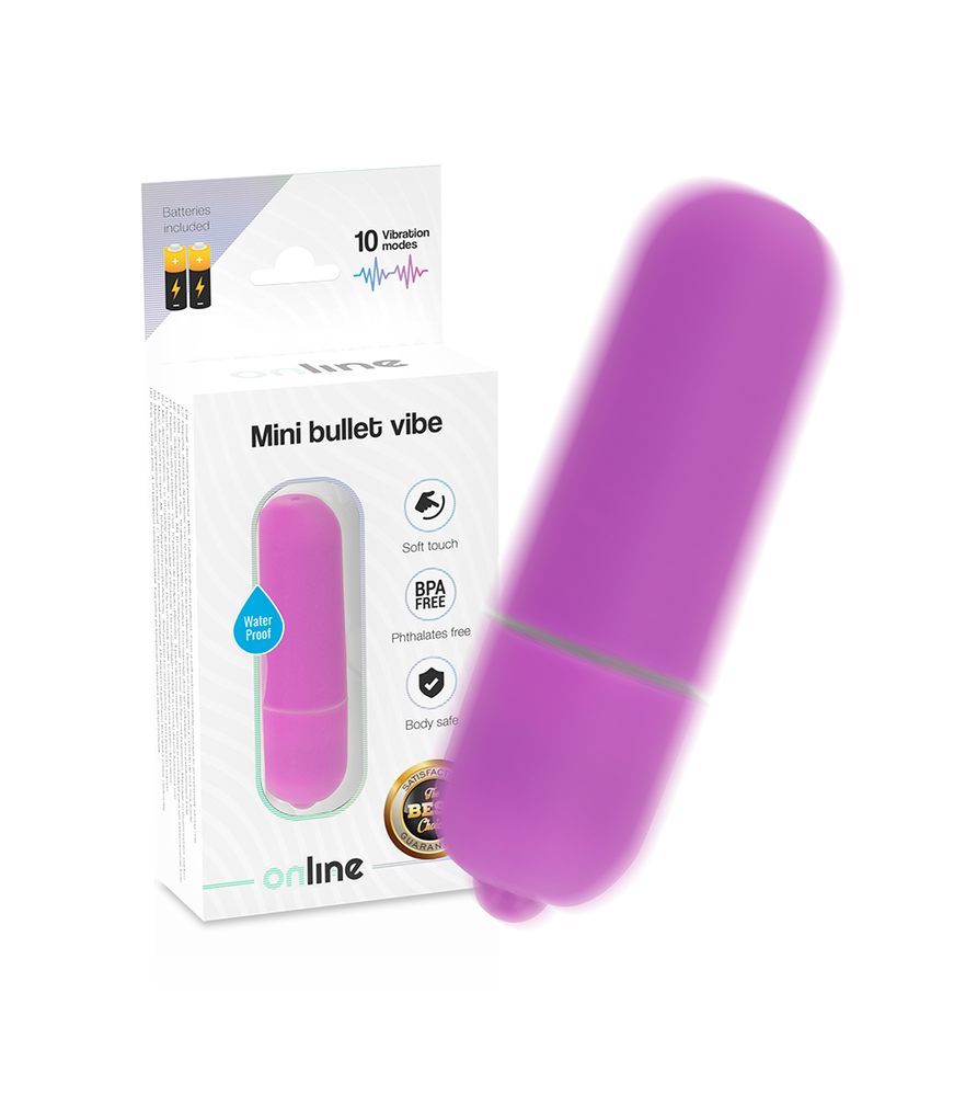 Mini Bullet de poche Vibe 10 Vitesses violet - Online