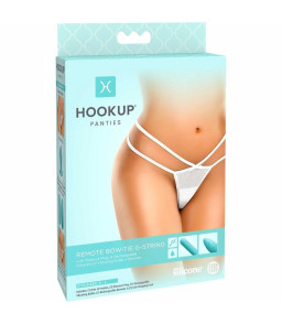 Culotte Vibrante Bow-Tie String Taille Unique Turquoise - Hook Up