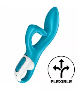 Vibromasseur Rabbit Point G Embrace Me Turquoise - Satisfyer | Nudiome