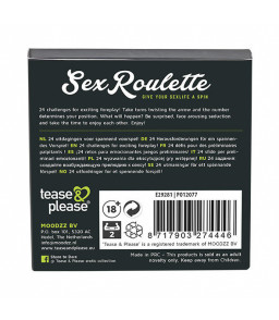 Jeu coquin sex roulette Foreplay NL/DE/EN/FR/ES/IT/PL/RU/SE/NO - Tease&Please