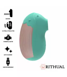 Stimulateur clitoridien Shushu Azabache New Génération vert - Rithual