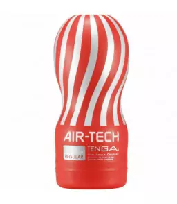 Masturbateur masculin Air Tech Regular rouge - TENGA | Nudiome