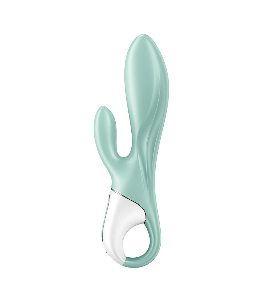 Vibromasseur Rabbit Lapin Gonflable Air Pump Bunny 5+ Vert - Satisfyer Connect | Nudiome